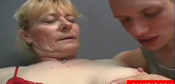  Hairy Granny gets a Facial Free Hairy Porn